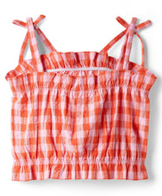 Load image into Gallery viewer, Checkered Straped Top Flap Skort Co-ord Set