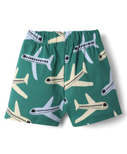 Load image into Gallery viewer, Cotton Airplane Printed Tshirt and Short Co-ord Set