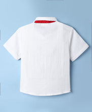 Load image into Gallery viewer, Cotton Double Cloth Fabric Taped Half Sleeves Shirt