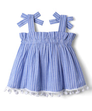 Load image into Gallery viewer, Striped Bow Applique Top Pant Co-ord Set