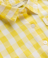 Load image into Gallery viewer, Cotton Checkered Collared Top and Pant Set