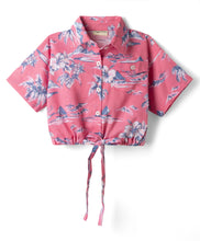 Load image into Gallery viewer, Tropical Printed Collared Top and Pant Set