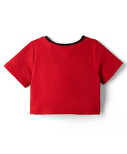 Load image into Gallery viewer, Solid Waffle Fabric Bow Top and Skort Set
