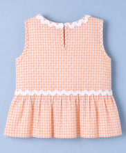 Load image into Gallery viewer, Checkered with Lace Top and Pant Co-ord Set
