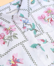 Load image into Gallery viewer, Floral Printed Collared Top and Solid Pant Set
