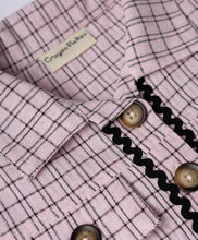 Load image into Gallery viewer, Cotton Checkered Top and Pant Co-ord Set - Pink