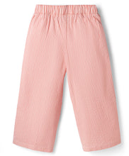 Load image into Gallery viewer, Cotton Striped Top and Pant Co-ord Set - Pink