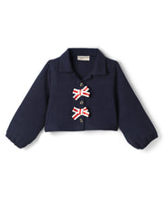 Load image into Gallery viewer, Cotton Double Cloth Fabric Top Pant Co-ord Set - Navy