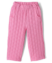 Load image into Gallery viewer, Textured Fabric Solid Collar Top Pant Co-ord Set - Pink