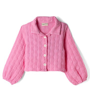 Load image into Gallery viewer, Textured Fabric Solid Collar Top Pant Co-ord Set - Pink