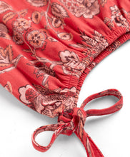 Load image into Gallery viewer, Cotton Floral Printed Knotted Top Pant Set - Pink