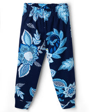 Load image into Gallery viewer, Cotton Floral Printed Top Jogger Co-ord Set - Blue