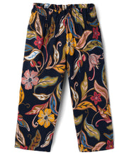 Load image into Gallery viewer, Cotton Floral Printed Frilled Top Pant Co-ord Set - Navy