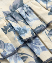 Load image into Gallery viewer, Frilled Floral Printed Top and Waffle Culotte Set