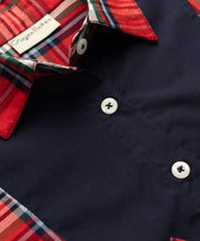 Load image into Gallery viewer, Woven Checkered Collared Top and Waffle Culotte Set