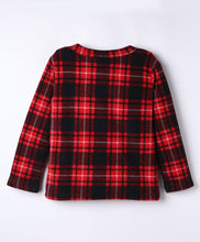 Load image into Gallery viewer, Polar Fleece Checkered Sweatshirt and Pant Co-ord Set