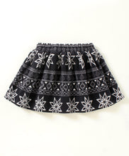 Load image into Gallery viewer, Jacquard with Frill Polar Fleece Top Skirt Set