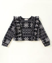 Load image into Gallery viewer, Jacquard with Frill Polar Fleece Top Skirt Set