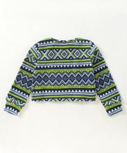 Load image into Gallery viewer, Aztec with Frill Polar Fleece Top Skirt Set