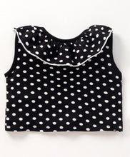 Load image into Gallery viewer, Polka Frilled Top Striped Belted Short Set
