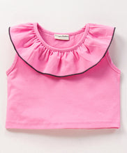 Load image into Gallery viewer, Neck Frill Top with Floral Belted Short Set