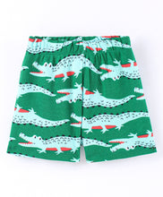 Load image into Gallery viewer, Alligator Printed Tshirt Short Set