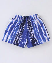 Load image into Gallery viewer, Solid Frilled Top Tie and Dye Short Set