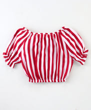 Load image into Gallery viewer, Striped Printed with Belt Co-ord Set
