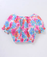 Load image into Gallery viewer, Floral Printed Short Sleeves Top Short Set