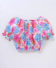 Load image into Gallery viewer, Floral Printed Short Sleeves Top Short Set
