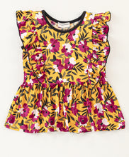 Load image into Gallery viewer, Floral Frilled Top Leggings Set