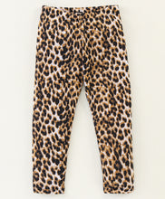 Load image into Gallery viewer, V Frilled Top Leopard Leggings Set