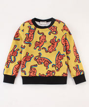 Load image into Gallery viewer, Tiger Printed Sweatshirt Jogger Set