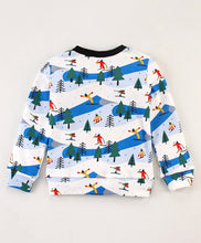 Load image into Gallery viewer, Skiing Printed Sweatshirt Jogger Set