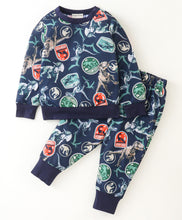 Load image into Gallery viewer, Dinosaur Printed Sweatshirt Jogger Set