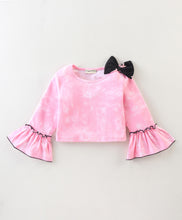 Load image into Gallery viewer, Tie Dye Frilled Top and Stars Palazzo Set