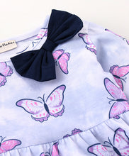 Load image into Gallery viewer, Butterfly Print Frilled Top Leggings Set
