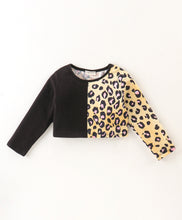 Load image into Gallery viewer, Animal Print Color Block Top Leggings Set