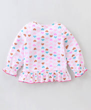 Load image into Gallery viewer, Hearts Frilled Top Leggings Set