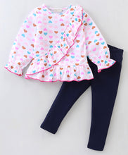 Load image into Gallery viewer, Hearts Frilled Top Leggings Set