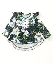 Load image into Gallery viewer, Floral Polka Frilled Top Leggings Set