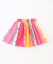 Load image into Gallery viewer, Front Frilled Top Tie and Dye Skirt Set