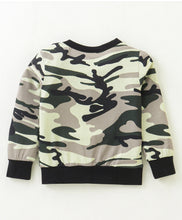 Load image into Gallery viewer, Camouflage Printed Sweatshirt Jogger Set