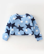 Load image into Gallery viewer, Stars Polar Fleece Frilled Top Skirt Set