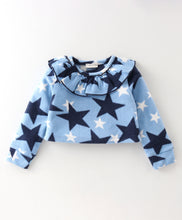Load image into Gallery viewer, Stars Polar Fleece Frilled Top Skirt Set