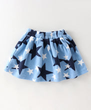 Load image into Gallery viewer, Stars Polar Fleece Frilled Top Skirt Set