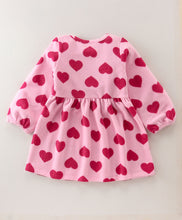 Load image into Gallery viewer, Hearts Polar Fleece Dress Cotton Leggings Set