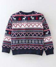 Load image into Gallery viewer, Jacquard Printed Sweatshirt Jogger Set