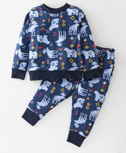 Load image into Gallery viewer, Bear Printed Sweatshirt Jogger Set