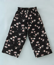 Load image into Gallery viewer, Solid Frilled Top Floral Palazzo Set